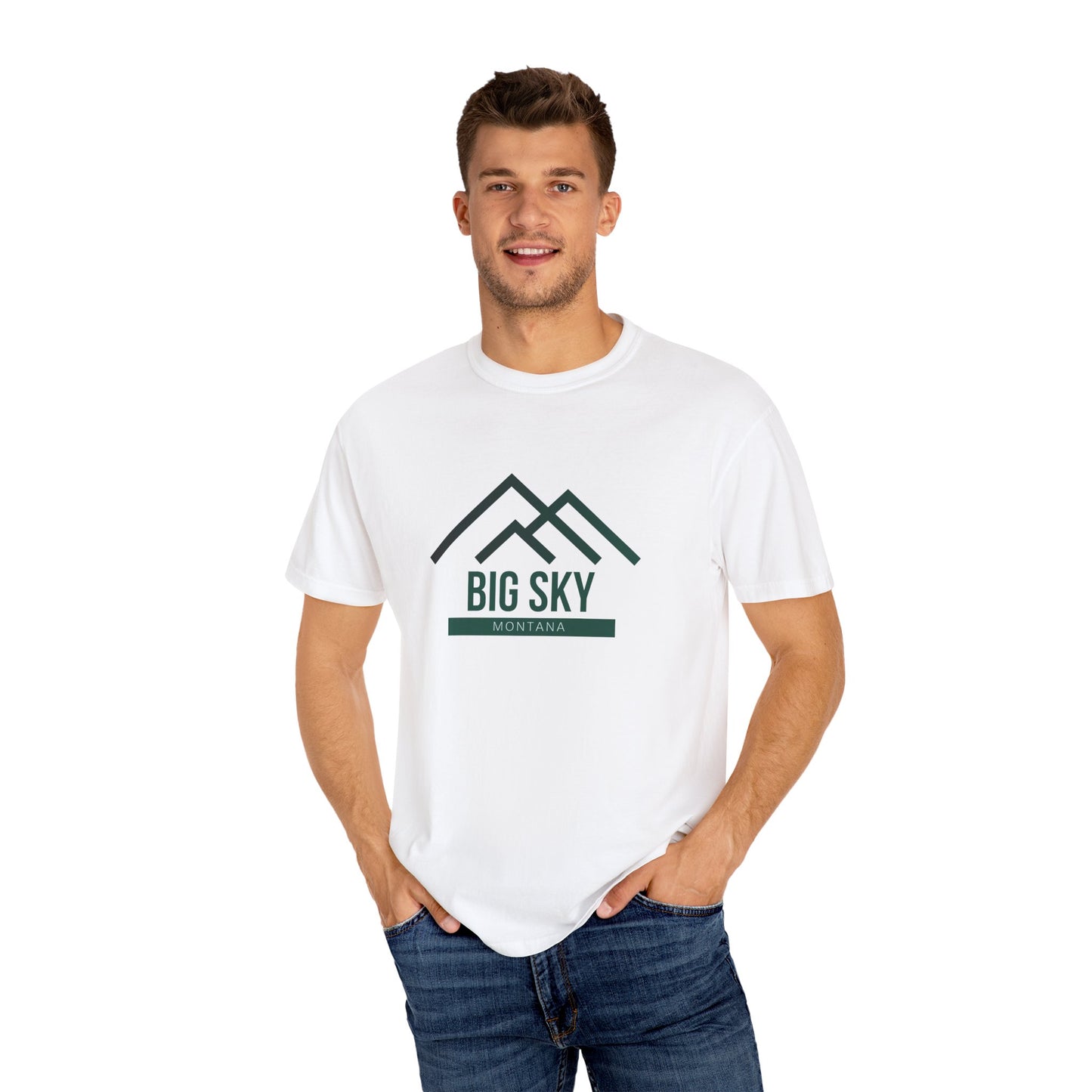 Big Sky Vibes, Unisex T-shirt, Casual Tee, Travel Souvenir, Vacation Top