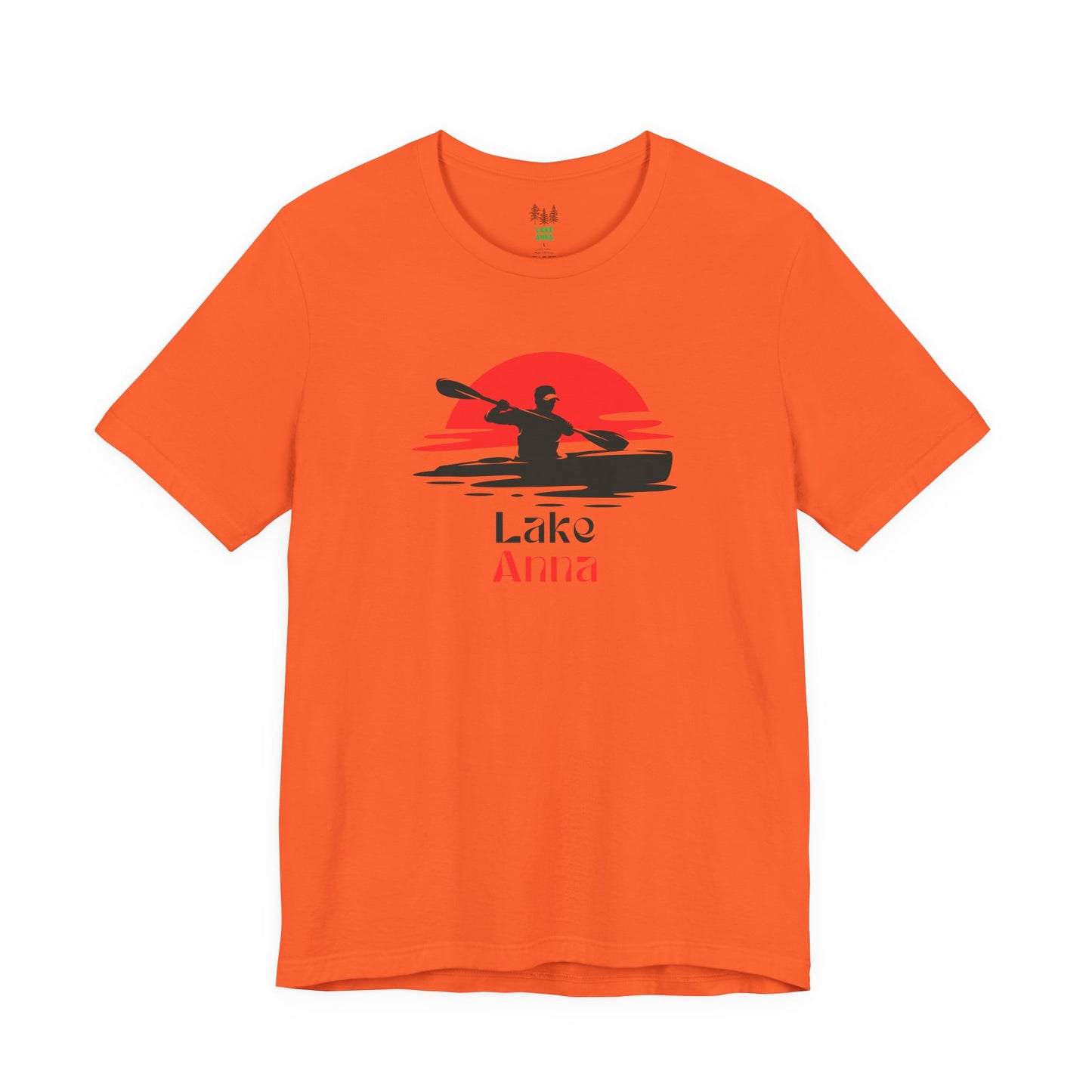 Lake Anna Tee - Kayaking Graphic Unisex Jersey Short Sleeve Shirt, Outdoor Adventure Gift, Summer Vibes, Lake Lover Apparel