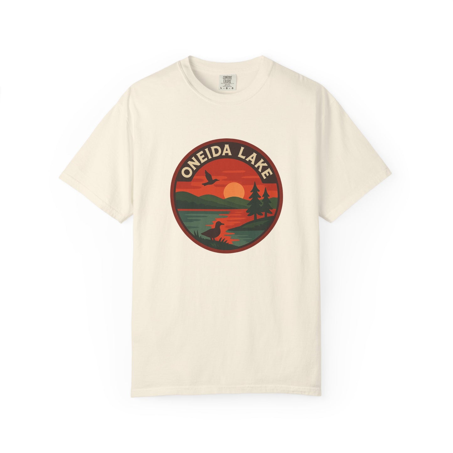Oneida Lake Unisex Garment-Dyed T-shirt