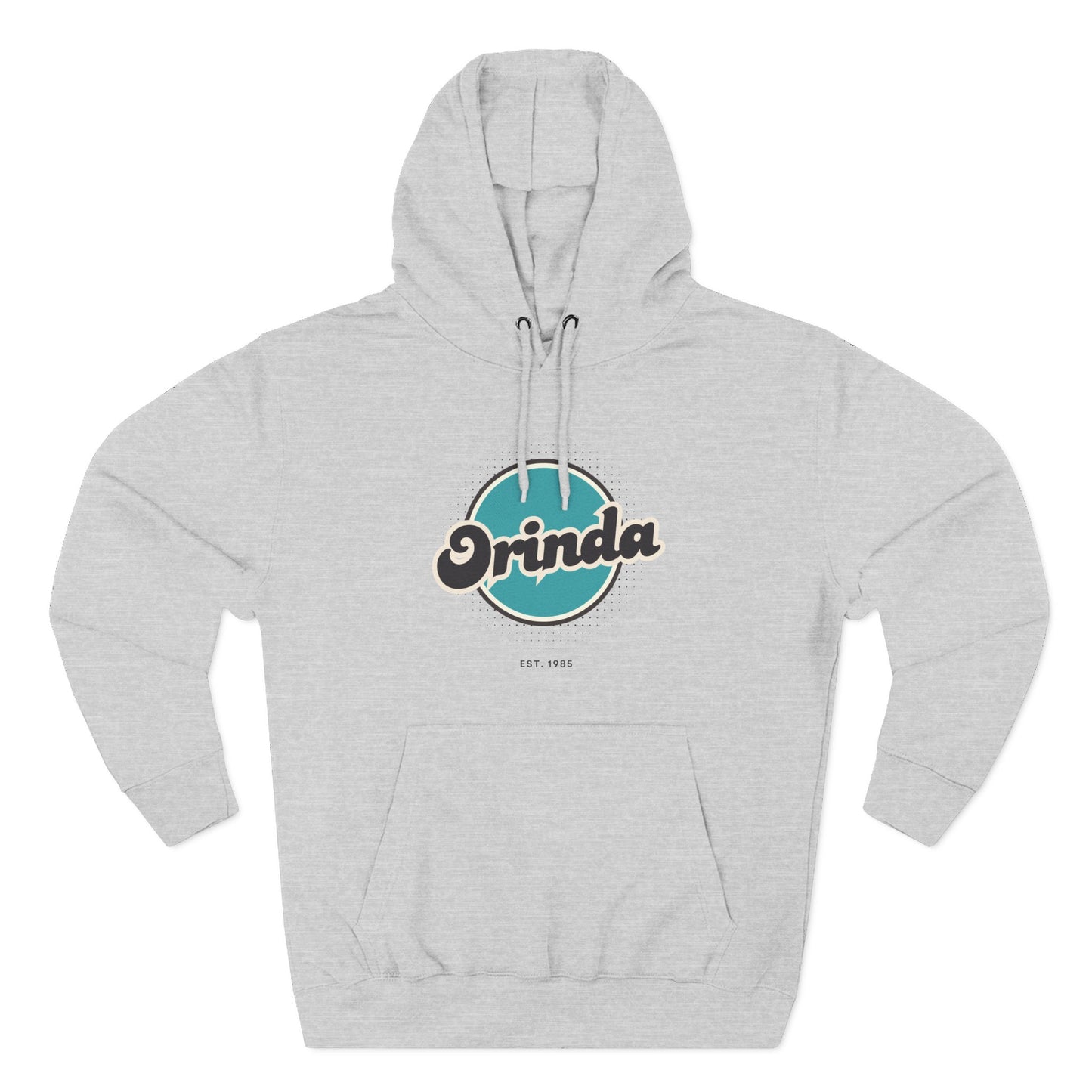 Orinda Retro Vibe Hoodie for Casual Days, Streetwear, Unisex Gift, Cozy Layering Apparel