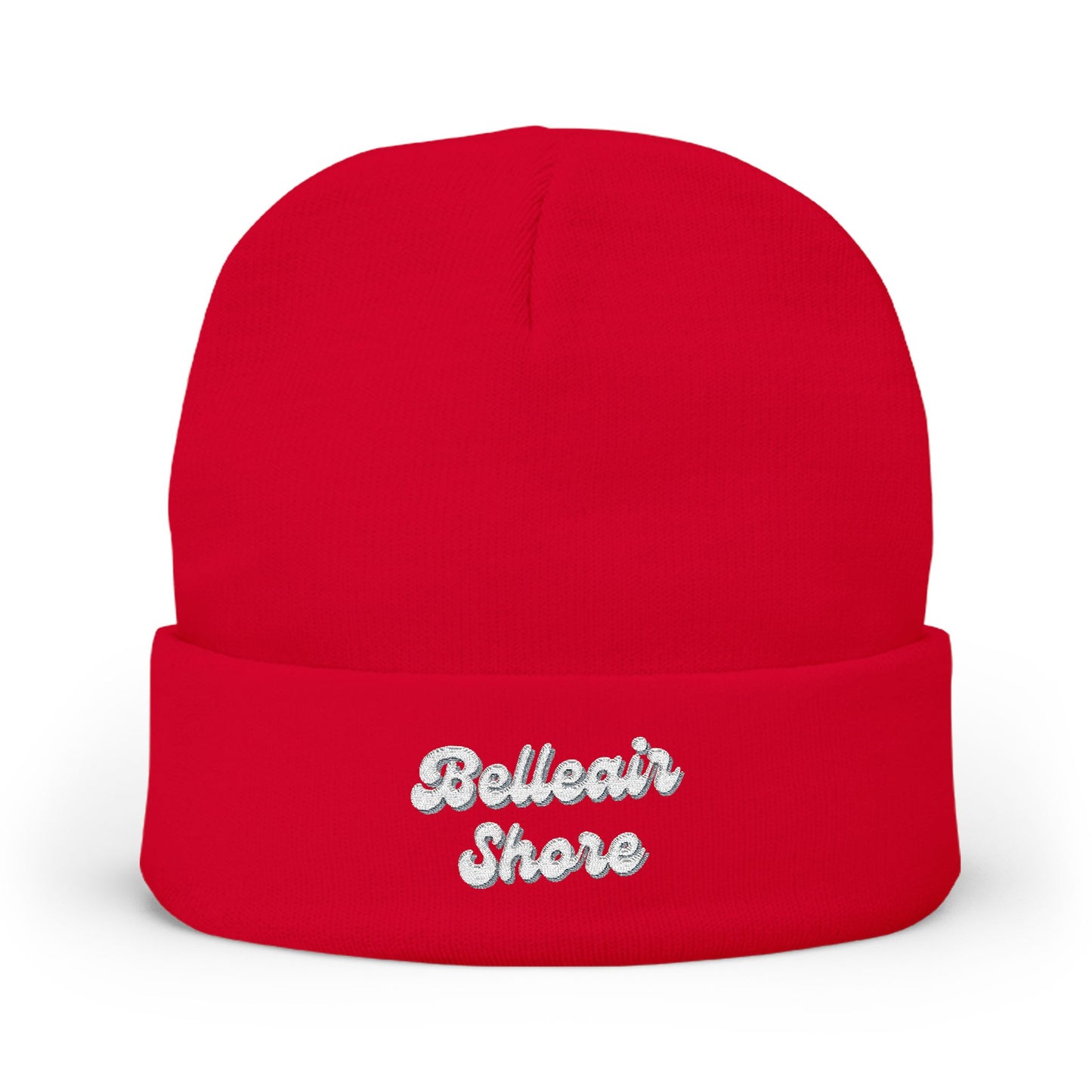 Belleair Shore Cozy Embroidered Knit Beanie | Winter Hat, Casual Fashion Accessory, Gift for Him/Her, Cozy Style, Outdoor Wear