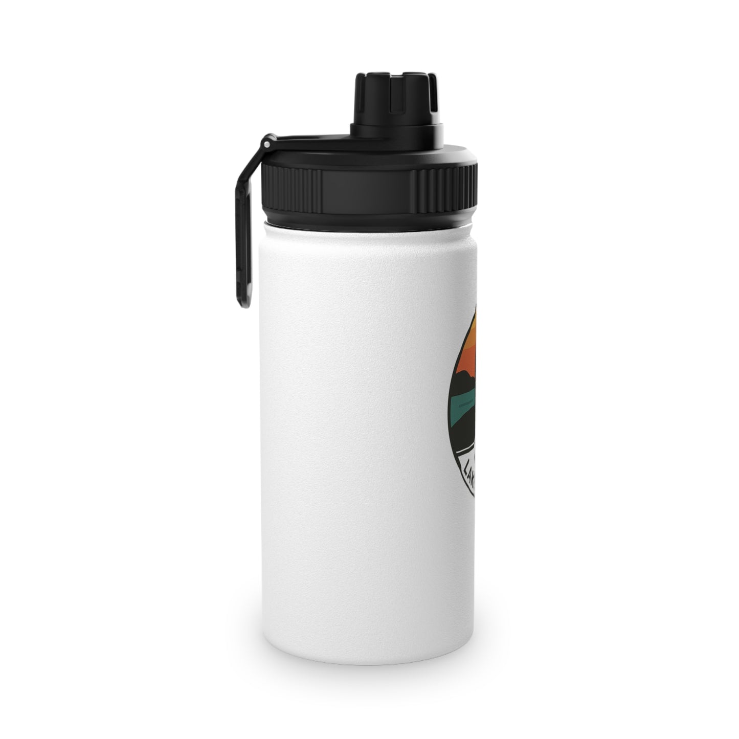 Lake Superior Stainless Steel Water Bottle, Sports Lid