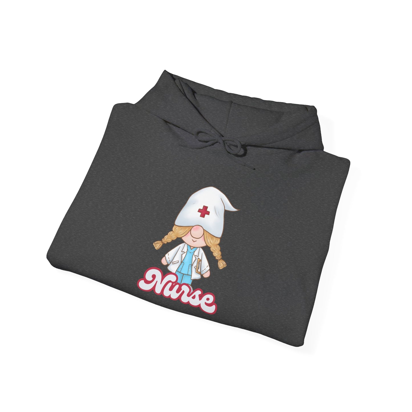 Nurse Cartoon Hoodie - Cozy Unisex Sweatshirt, Gift for Healthcare Workers, Nursing Student Apparel, Medical Profession Hoodie