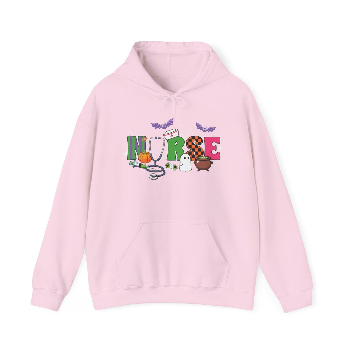 Nurse Whimsical Halloween Hooded Sweatshirt, Fall Fashion, Cozy Sweater Gift, Unisex Hoodie, Halloween Apparel