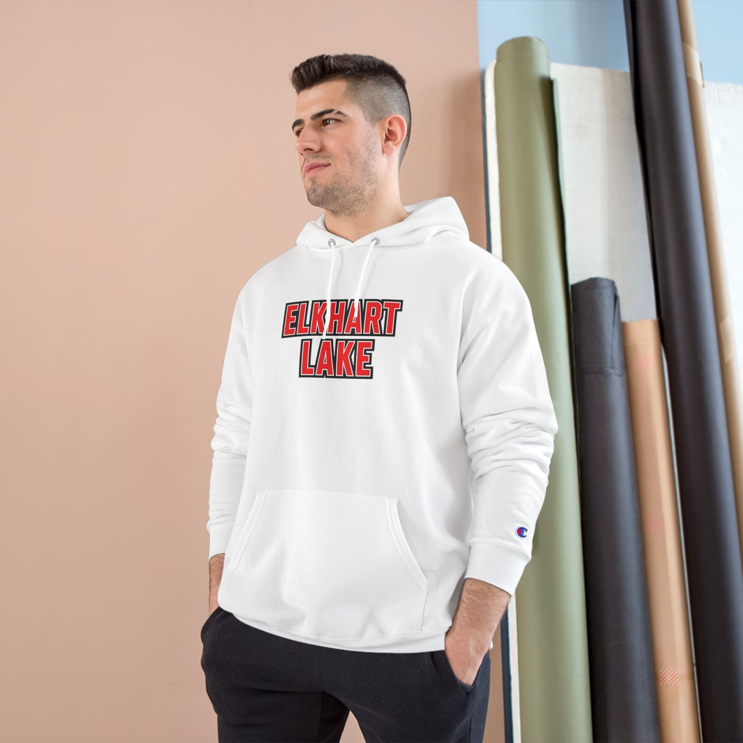 Elkhart Lake Cozy Hoodie, Perfect for Outdoor Adventures, Lake Days, Gifts for Nature Lovers, Comfortable Sweatshirt