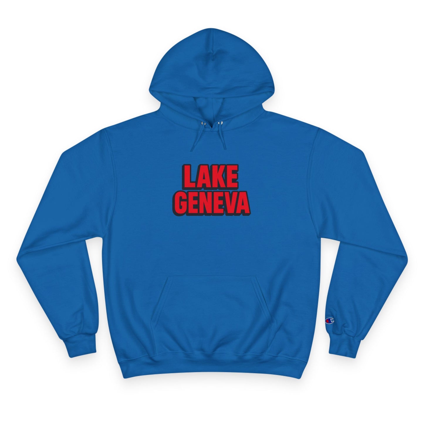 Lake Geneva Cozy Hoodie, Perfect for Outdoor Adventures, Lake Days, Gifts for Nature Lovers, Comfortable Sweatshirt