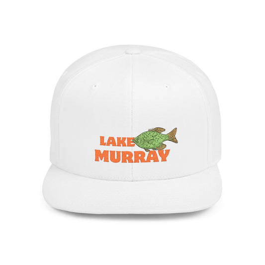 Lake Murray Fish Flat Bill Snapback Hat, Fishing Cap, Outdoor Gear, Lake House Gift, Summer Accessories, Stylish Headwear
