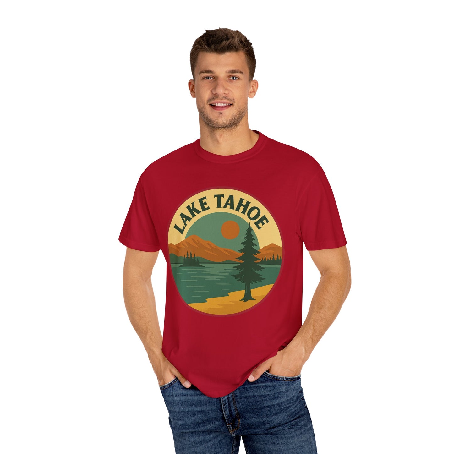 Lake Tahoe Unisex Garment-Dyed T-shirt
