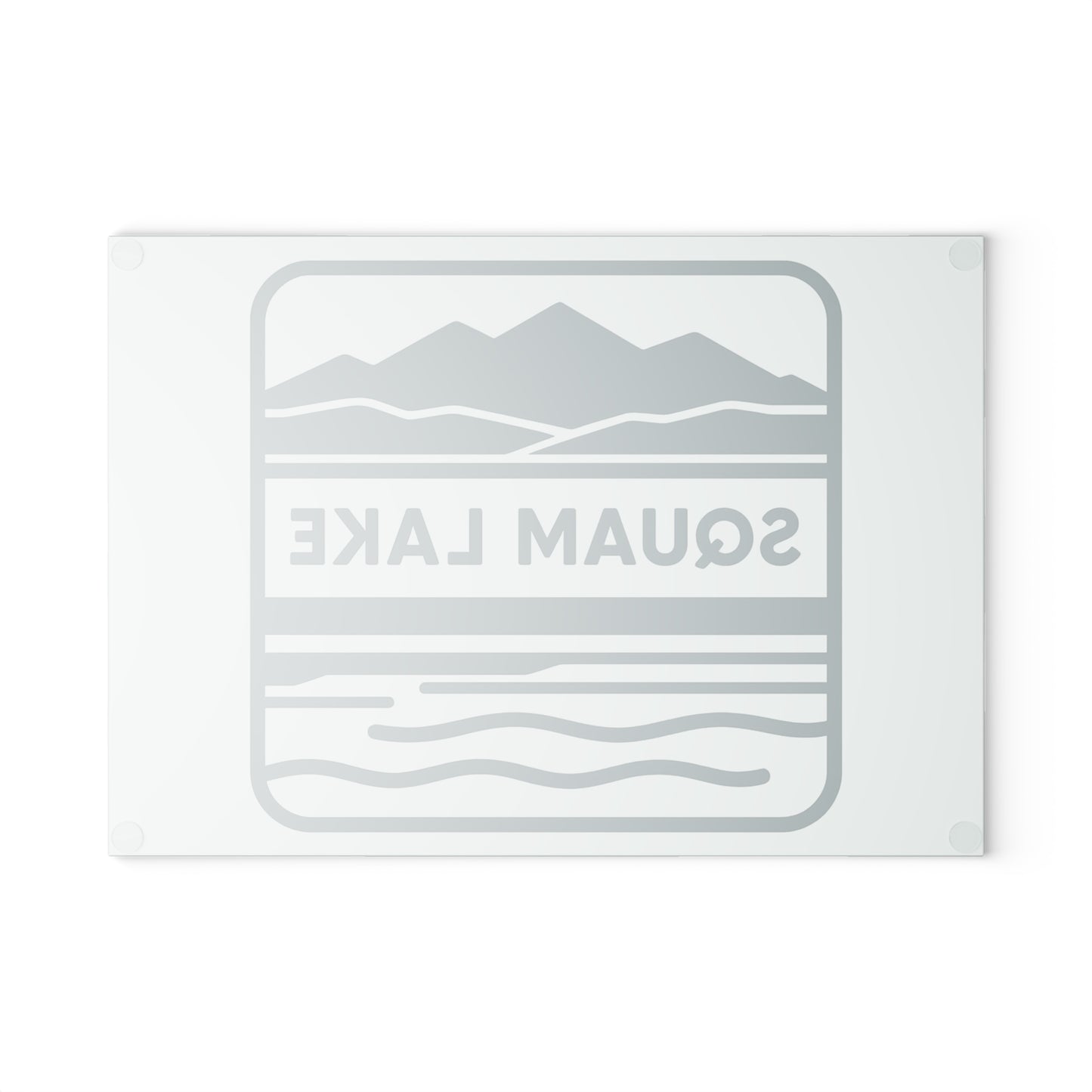 Squam Lake Glass Cutting Board
