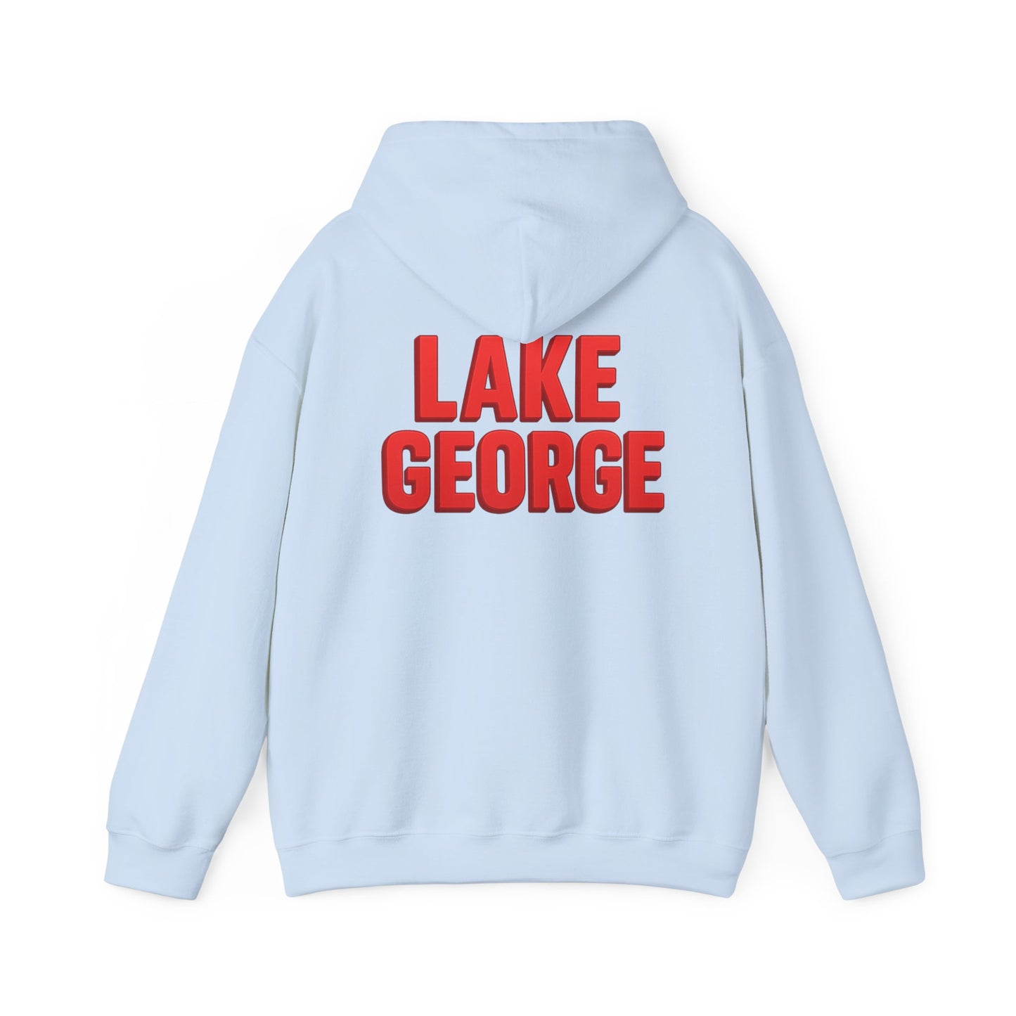 Lake George Hoodie, Cozy Casual Wear, Unisex Sweatshirt, Lake Lover Gift, Outdoor Adventure Apparel, Summer Retreat Fashion