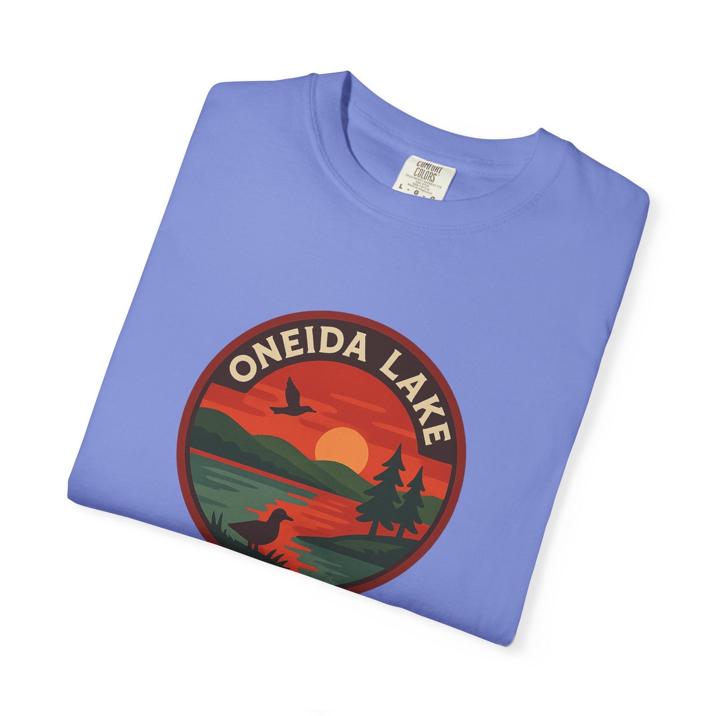 Oneida Lake Unisex T-Shirt, Casual Graphic Tee, Nature Lover Gift, Outdoor Adventure Shirt, Vacation Souvenir, Summer Wear