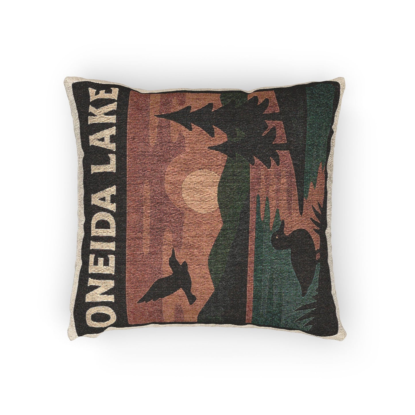 Oneida Lake Woven Pillow