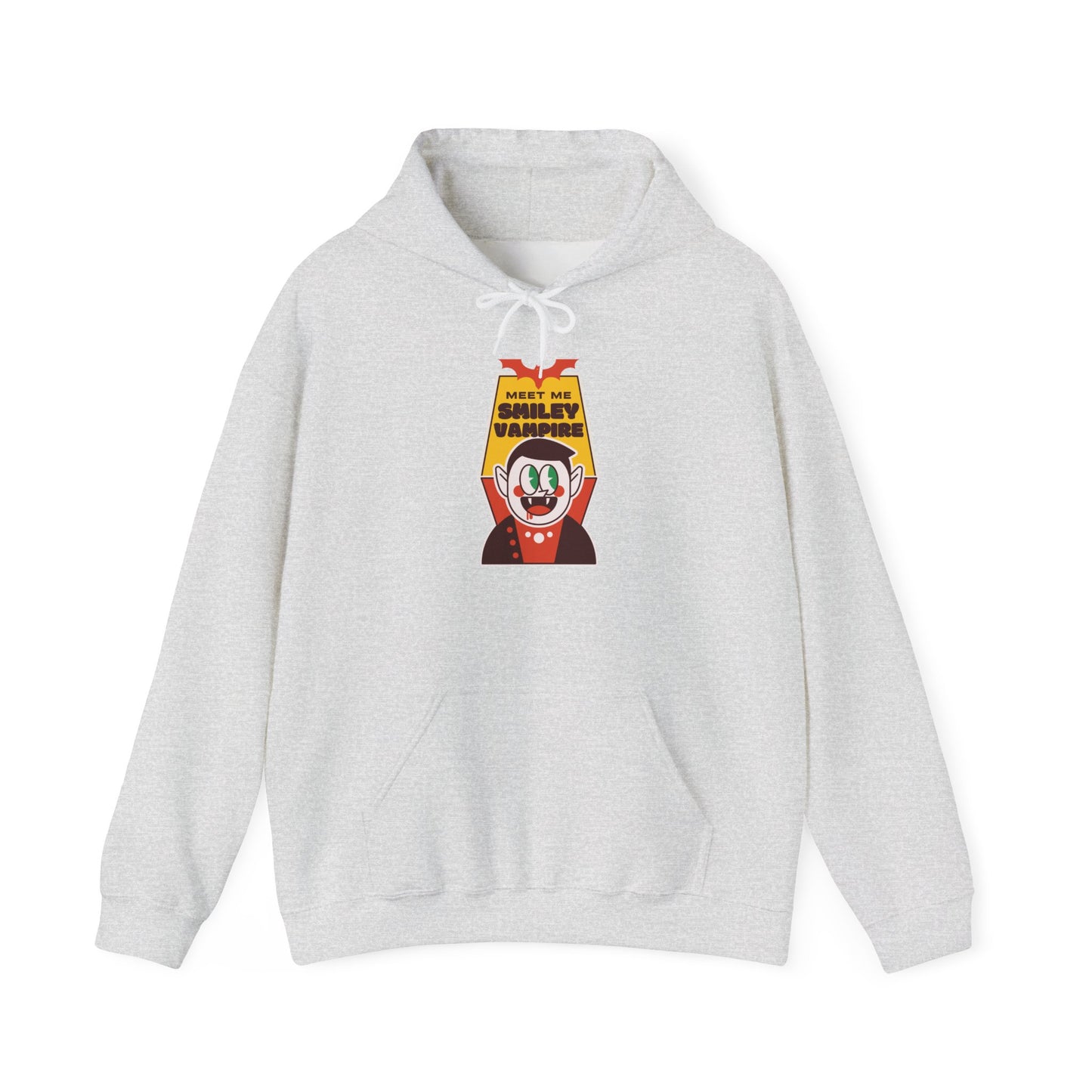 Colorful Vampire-Themed Unisex Hoodie, Perfect for Halloween, Cozy Casual Wear, Birthday Gift, Statement Piece, Fun Design