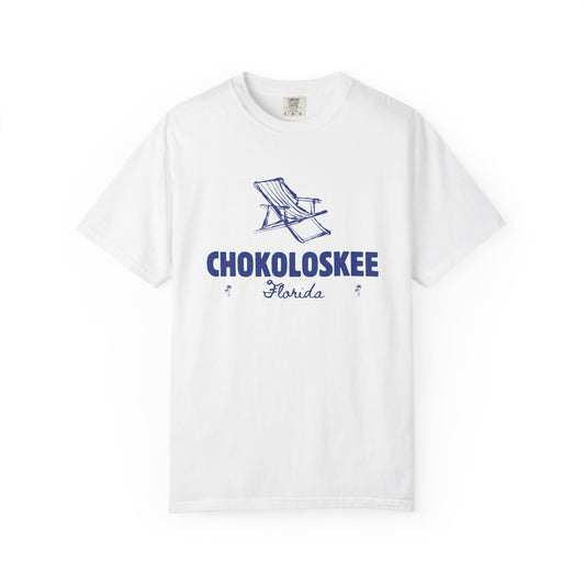 Chokoloskee - Unisex Garment-Dyed T-shirt, Casual Outfit, Gift for Nature Lovers, Vacation Essentials