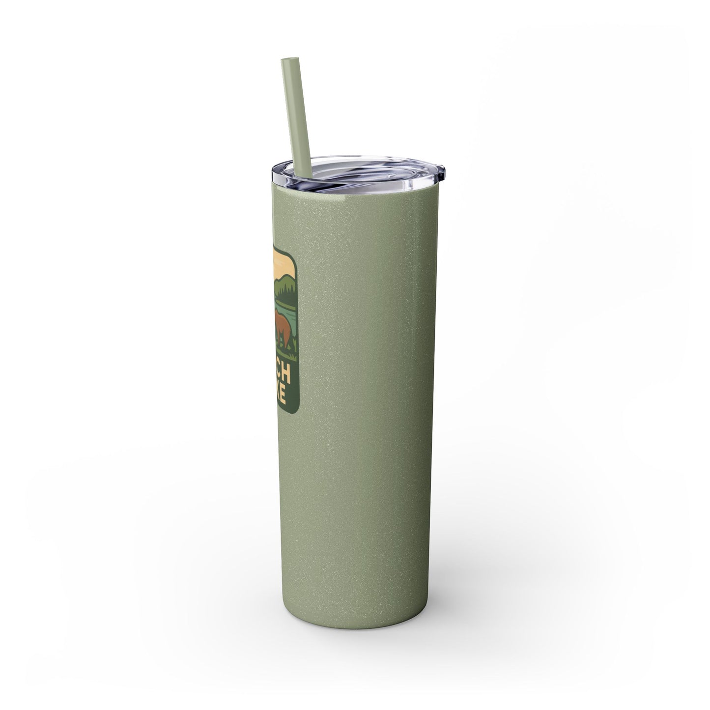 Leech Lake Skinny Tumbler - 20oz Travel Mug, Eco-Friendly Drinkware for Adventurers, Ideal for Camping, Picnics, and Daily Hydration