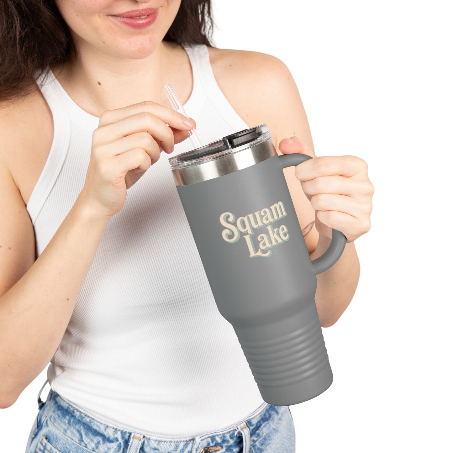 Insulated Travel Mug - Perfect for Outdoor Adventures, Road Trips, Holidays, Squam Lake Escapes, Camping Gear, Hydration on-the-go