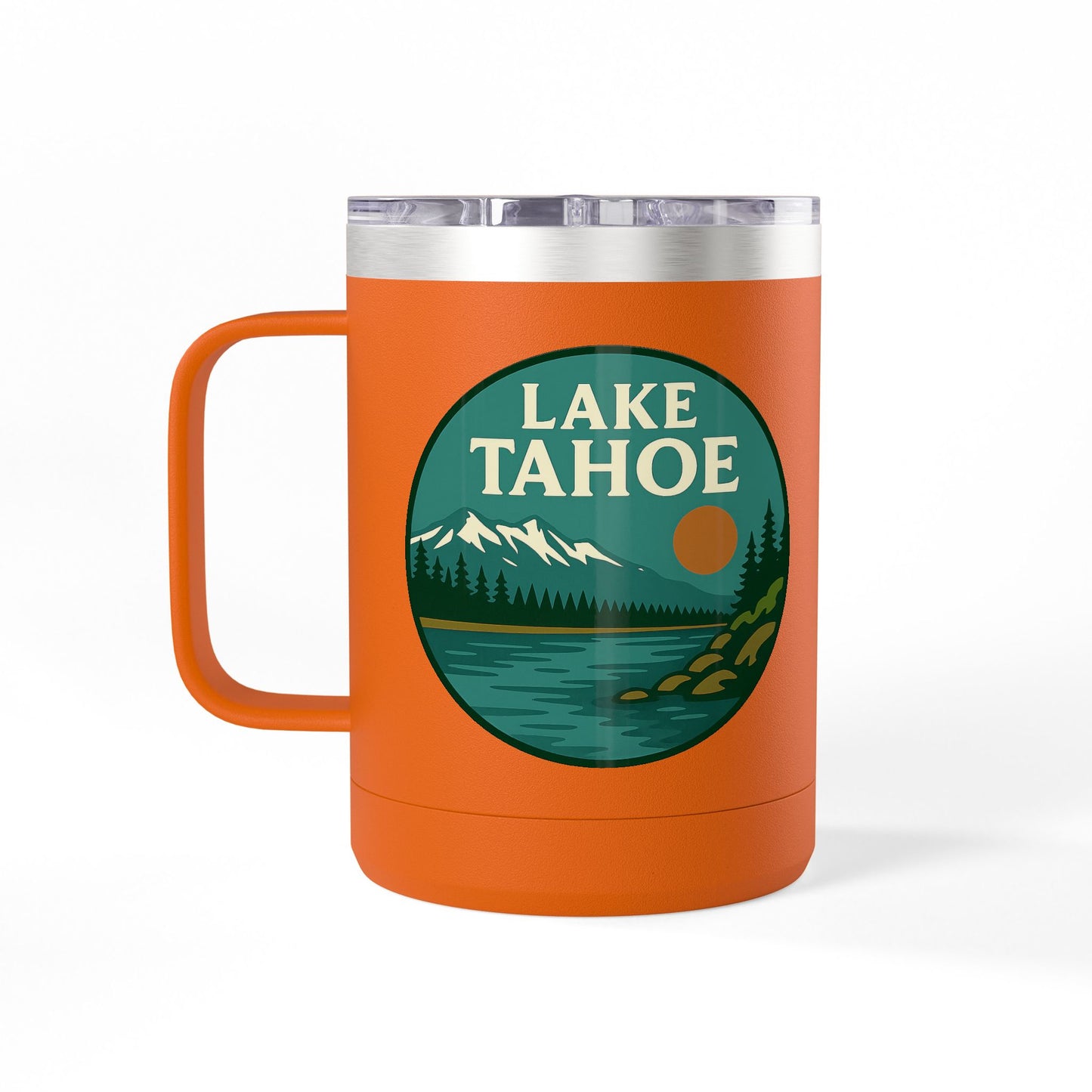 Lake Tahoe Coffee Mug Tumbler, 15oz