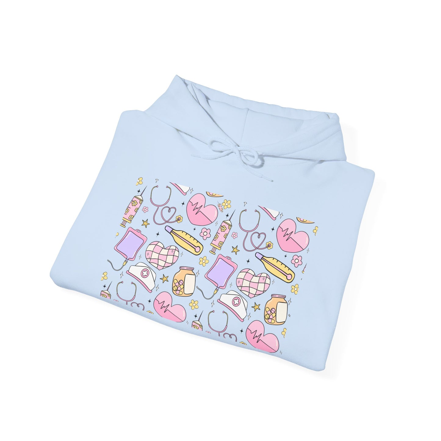Nurse Cute Foodie Graphic Sweatshirt, Cozy Food Lover Pullover, Trendy Unisex Hoodie, Gift for Foodies, Cute Casual Wear