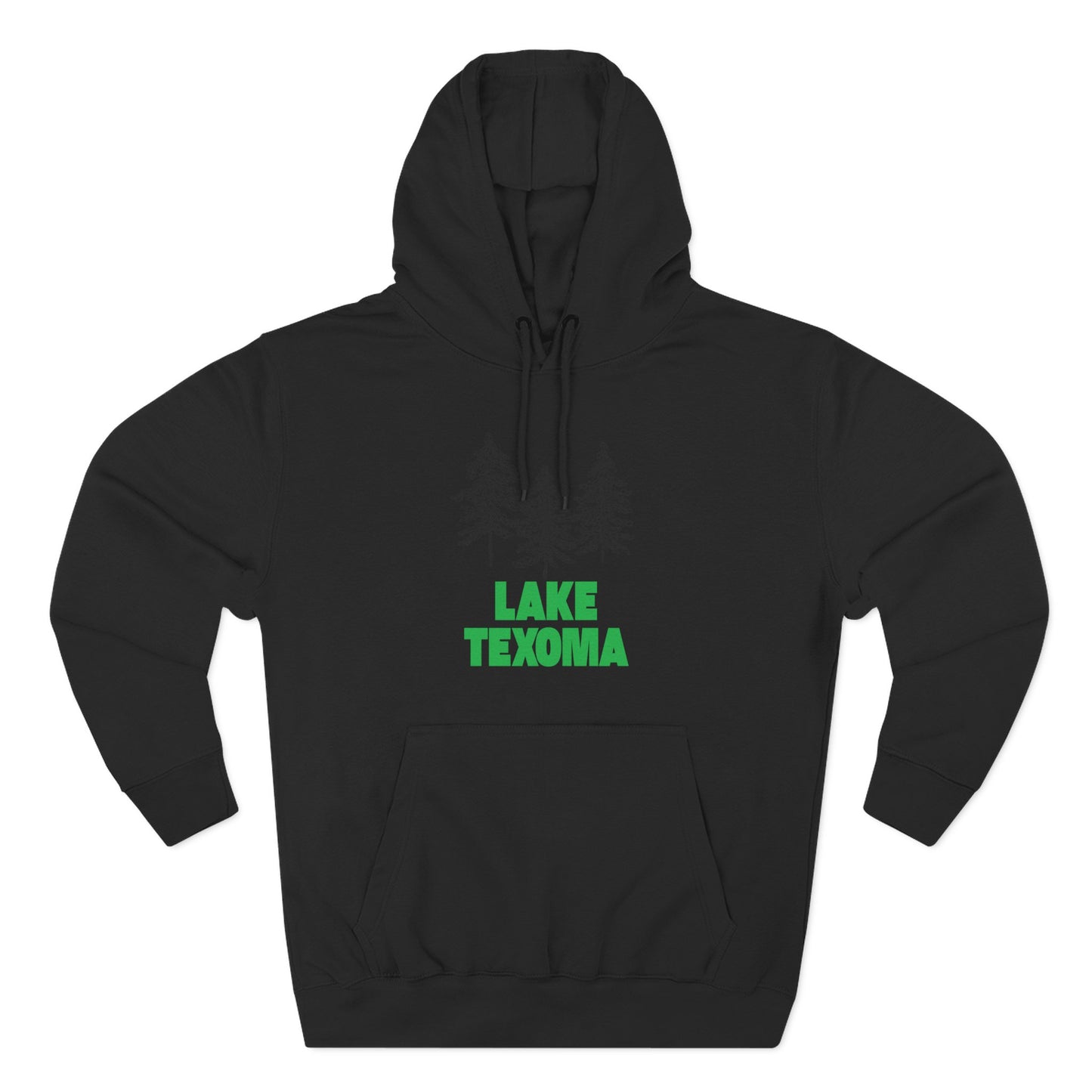 Lake Texoma Fleece Hoodie, Cozy Sweatshirt, Outdoor Adventure Wear, Unique Gift for Lake Lovers, Perfect for Fall and Winter