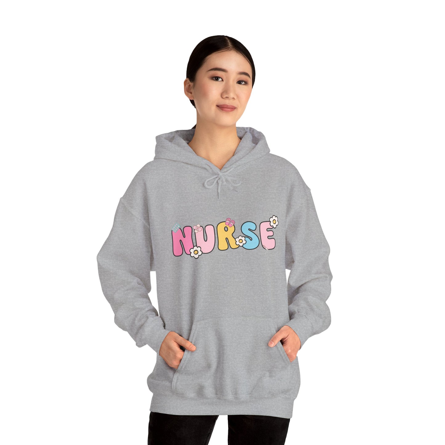 Cute Nurse Hoodie for Healthcare Workers, Cozy Sweatshirt for Nurses, Gift for Nursing Students, Healthcare Appreciation