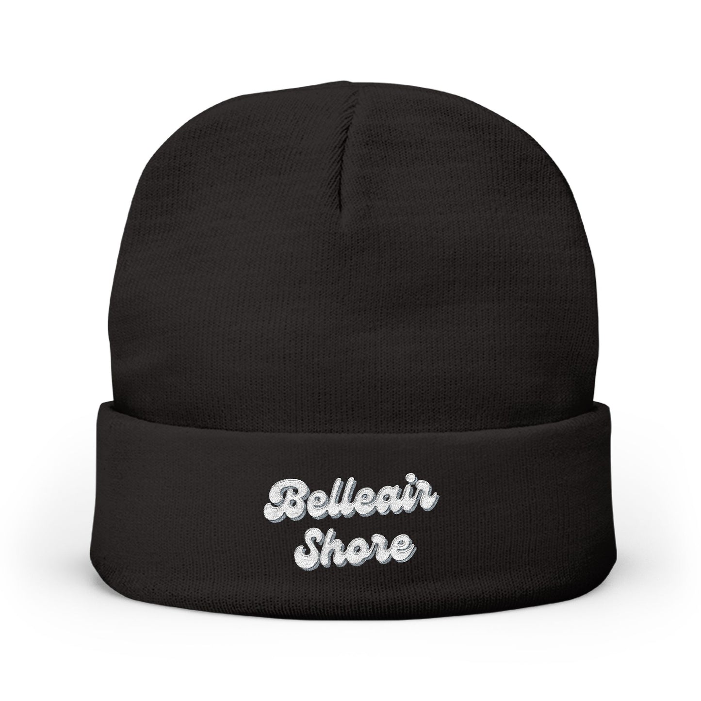 Belleair Shore Cozy Embroidered Knit Beanie | Winter Hat, Casual Fashion Accessory, Gift for Him/Her, Cozy Style, Outdoor Wear