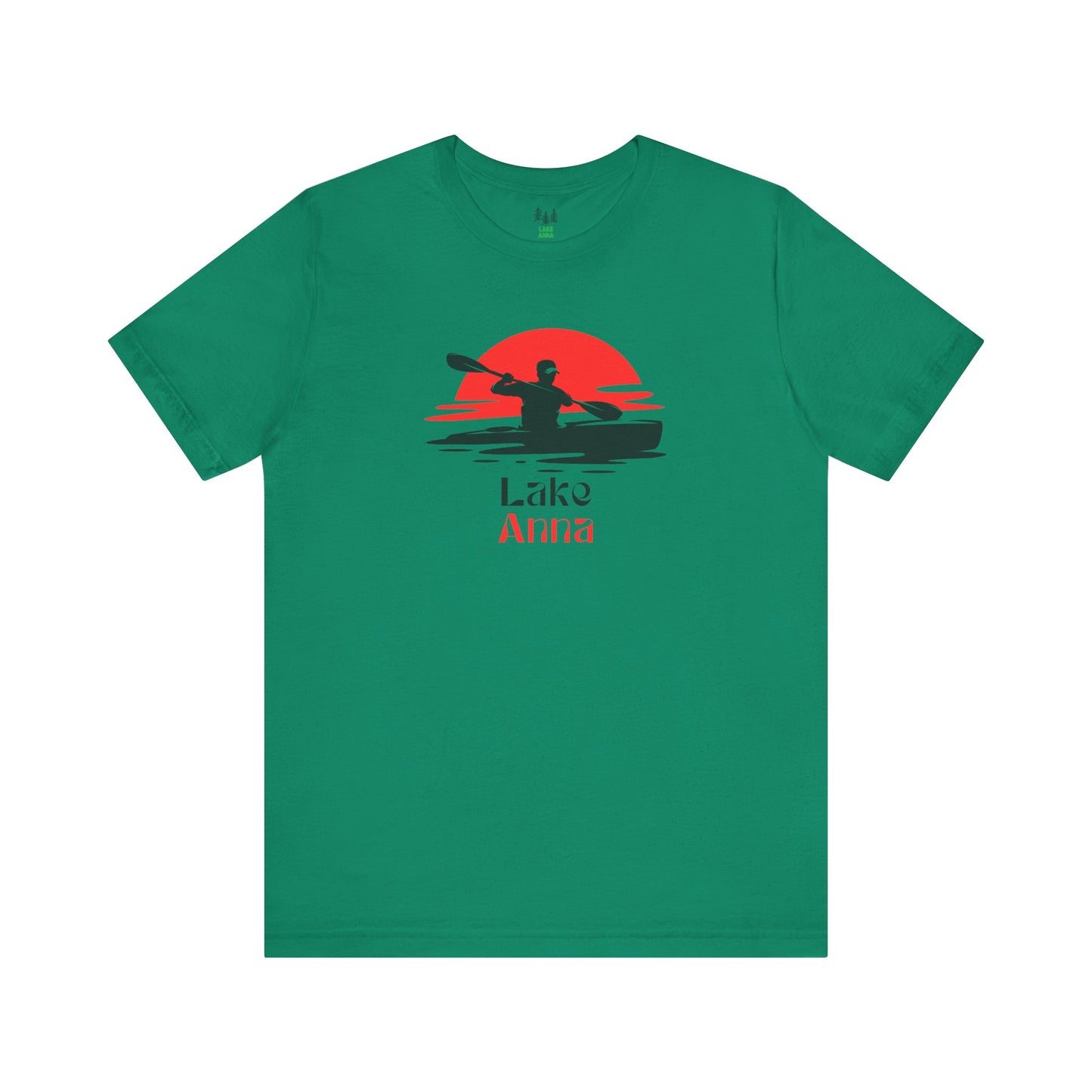 Lake Anna Tee - Kayaking Graphic Unisex Jersey Short Sleeve Shirt, Outdoor Adventure Gift, Summer Vibes, Lake Lover Apparel