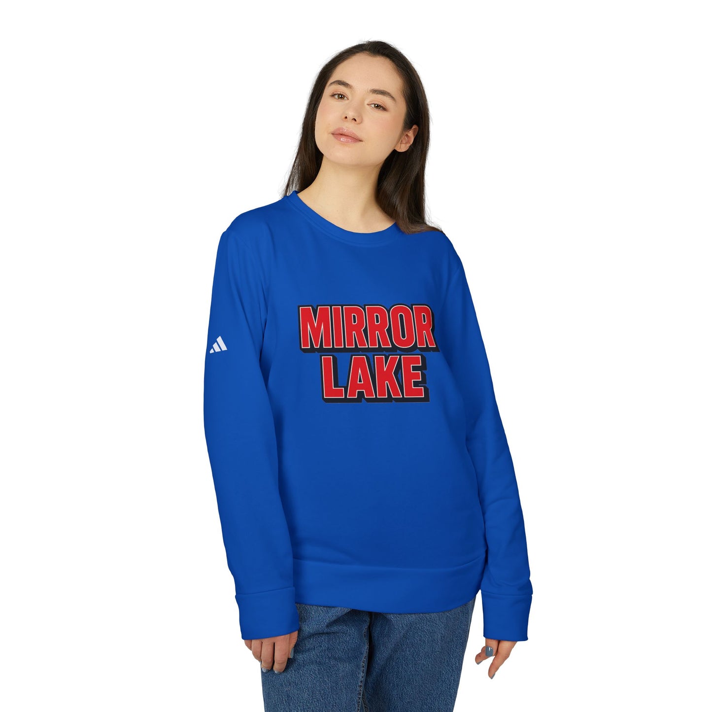 Mirror Lake Adidas Unisex Fleece Crewneck Sweatshirt
