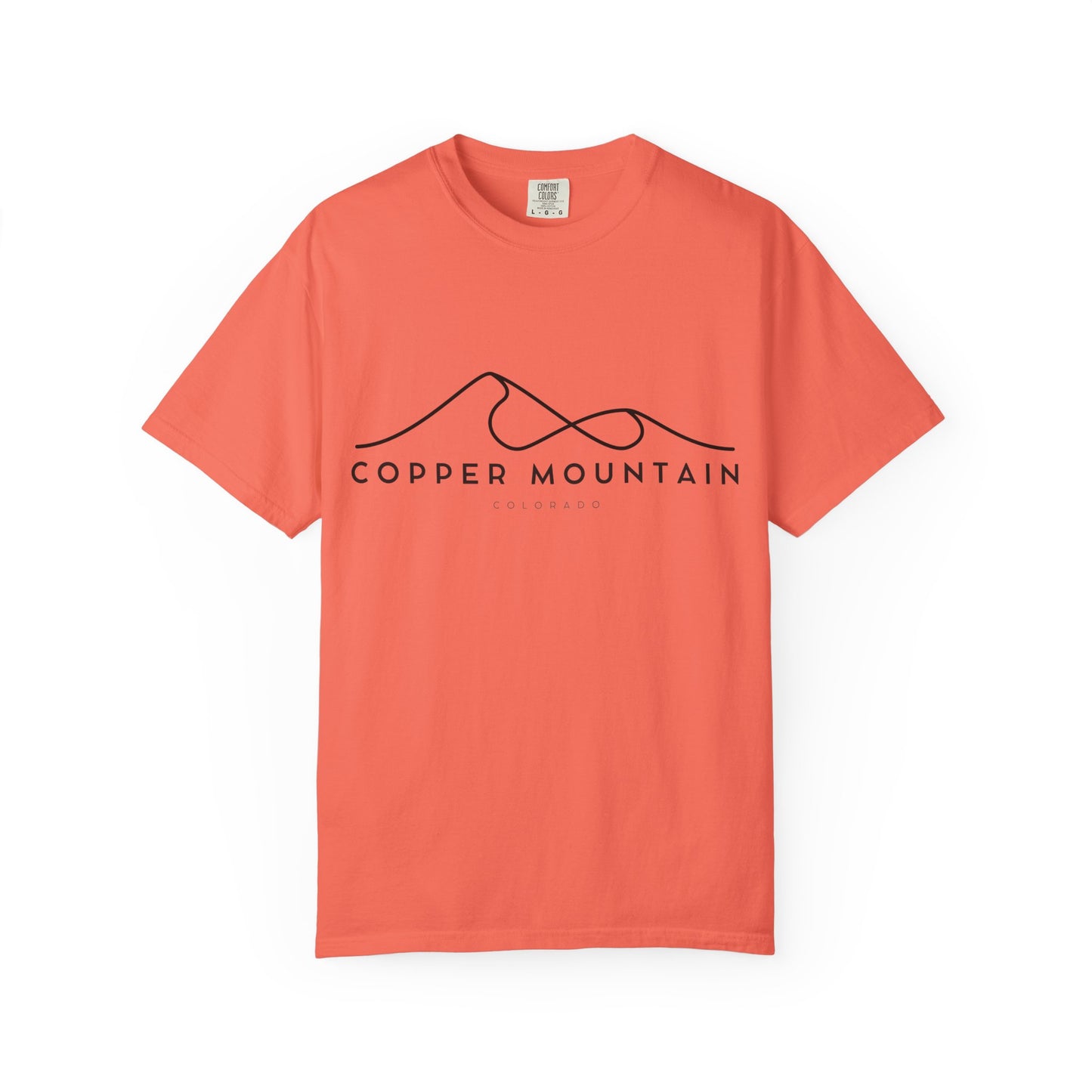 Copper Mountain Chill Vibes Tee - Unisex Garment-Dyed T-shirt for Autumn Lovers, Casual Wear, Gifts for Him/Her