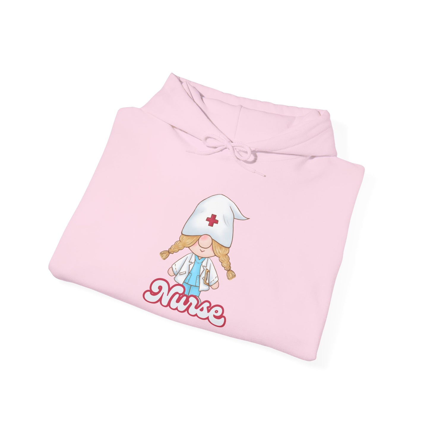 Nurse Cartoon Hoodie - Cozy Unisex Sweatshirt, Gift for Healthcare Workers, Nursing Student Apparel, Medical Profession Hoodie