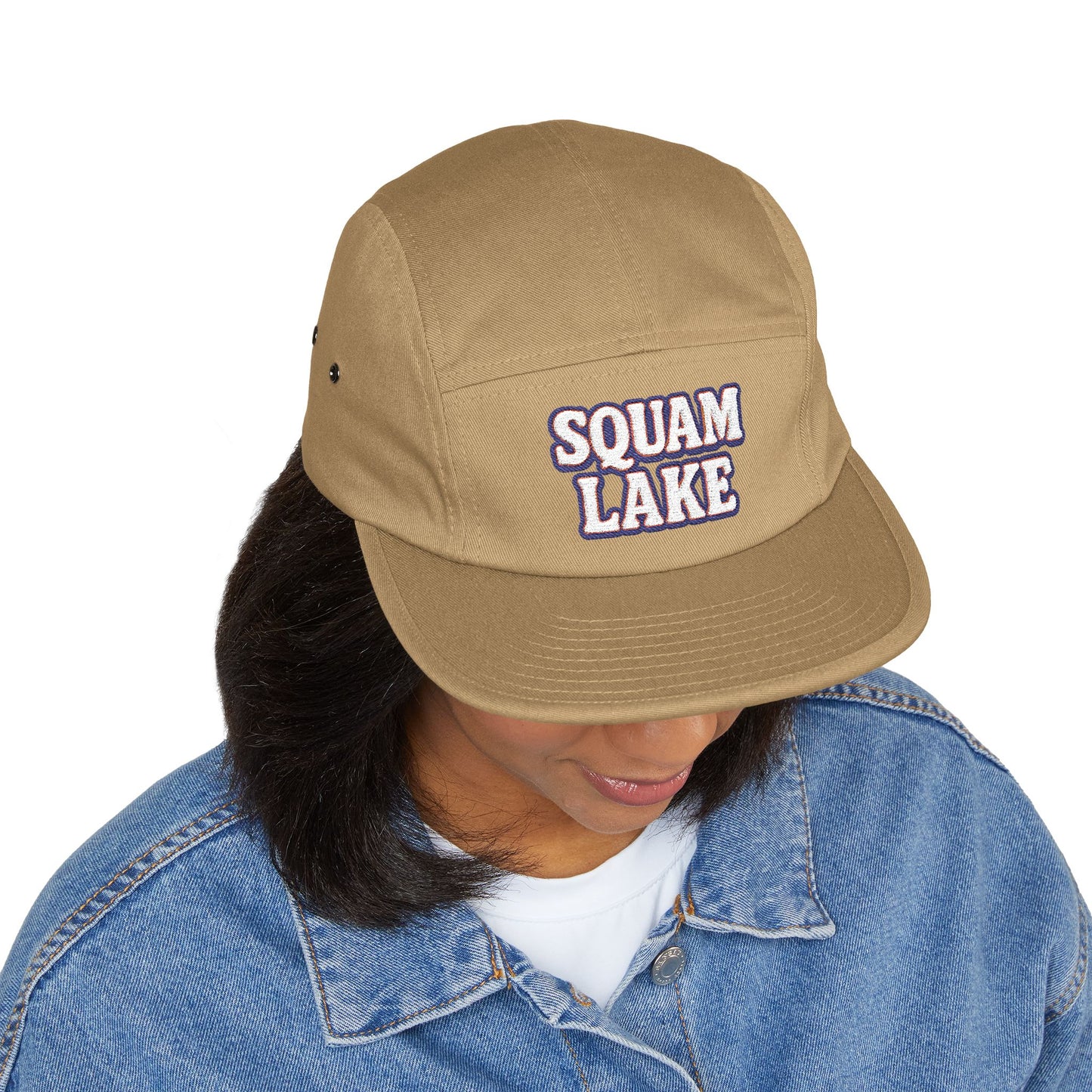 Squam Lake 5 Panel Cap (Embroidery)