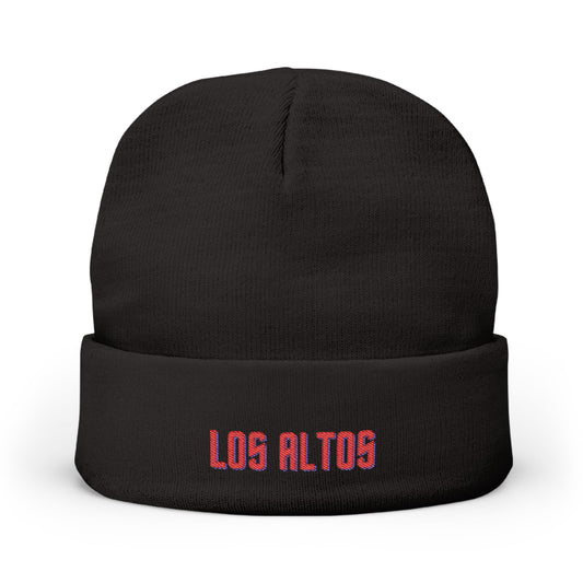 Los Altos Cozy Custom Knit Beanie - Personalized Hat, Winter Accessory, Gifts for Him, Her, Stylish Warmth