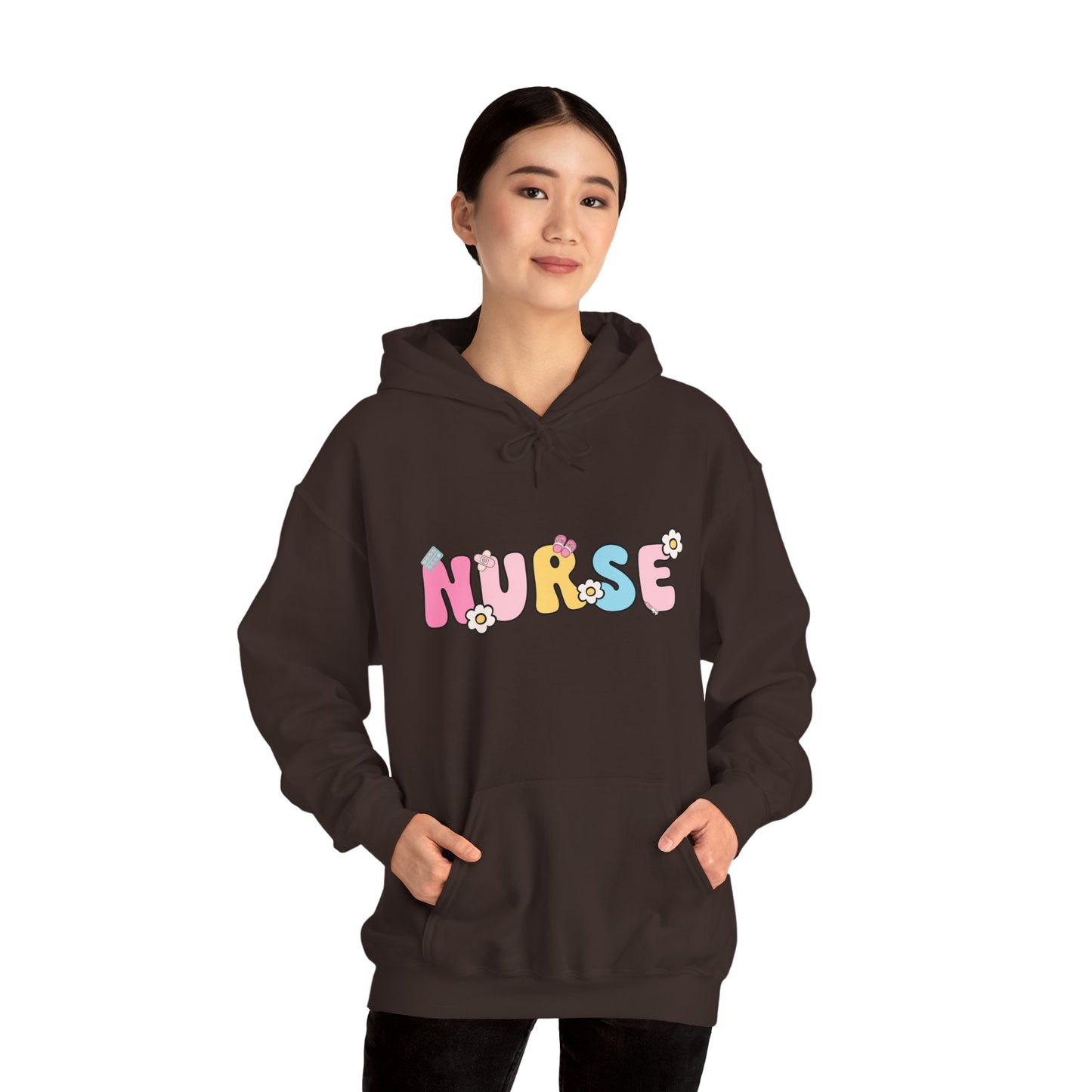 Cute Nurse Hoodie for Healthcare Workers, Cozy Sweatshirt for Nurses, Gift for Nursing Students, Healthcare Appreciation