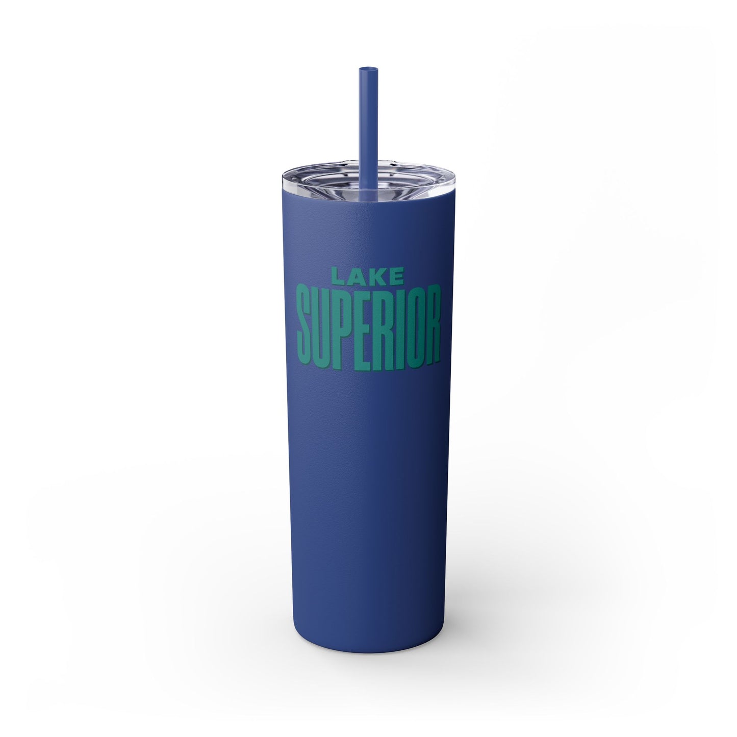 Lake Superior Skinny Tumbler - 20oz Travel Mug, Eco-Friendly Drinkware for Adventurers, Ideal for Camping, Picnics, and Daily Hydration