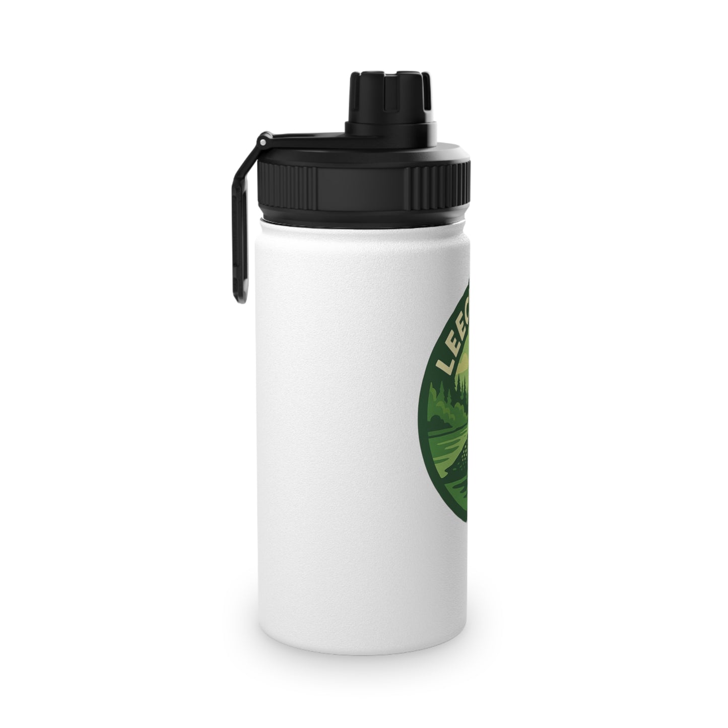 Leech Lake Stainless Steel Water Bottle, Sports Lid