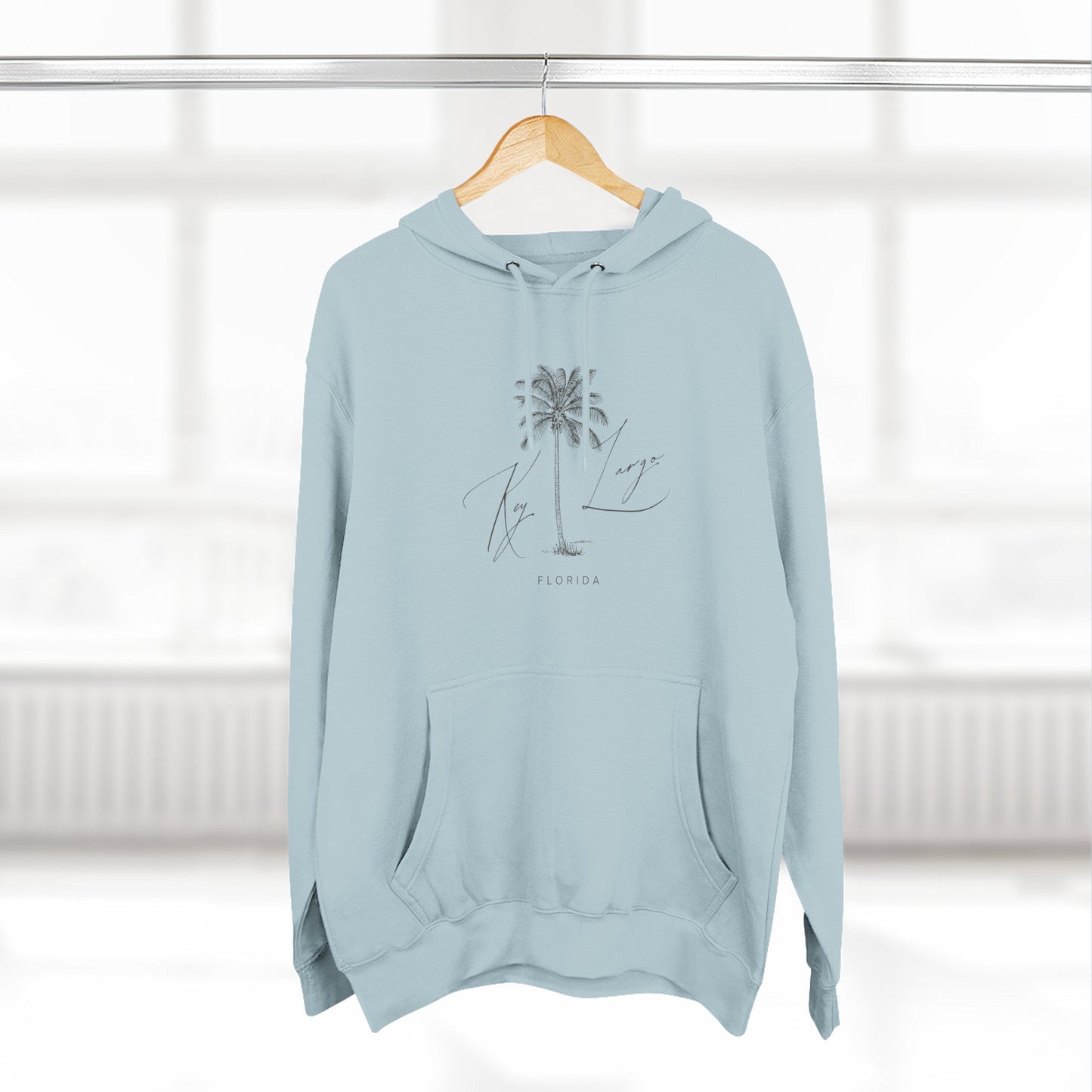 Key Largo Stylish Three-Panel Fleece Hoodie for Cozy Days, Casual Wear, Warm Layering, Gift for Him or Her