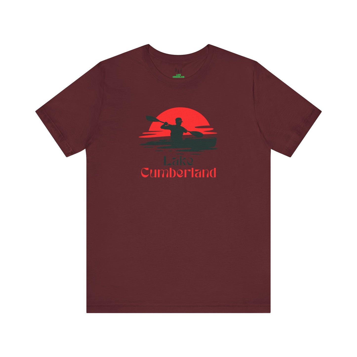 Lake Cumberland Tee - Kayaking Graphic Unisex Jersey Short Sleeve Shirt, Outdoor Adventure Gift, Summer Vibes, Lake Lover Apparel