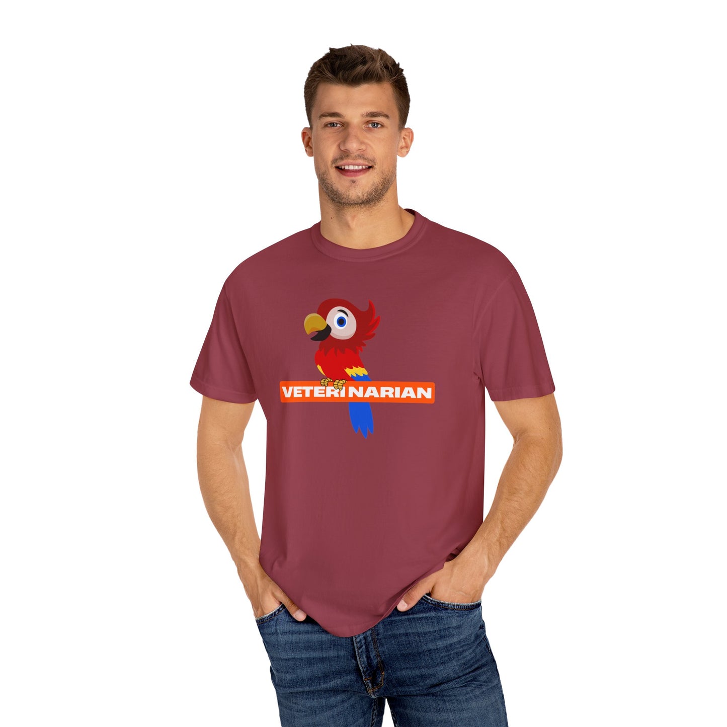Veterinarian Parrot T-Shirt | Cute Animal Lover Shirt, Unisex Teen Gift, Animal Care Apparel, Funny Pet Shirt, Veterinary Gifts