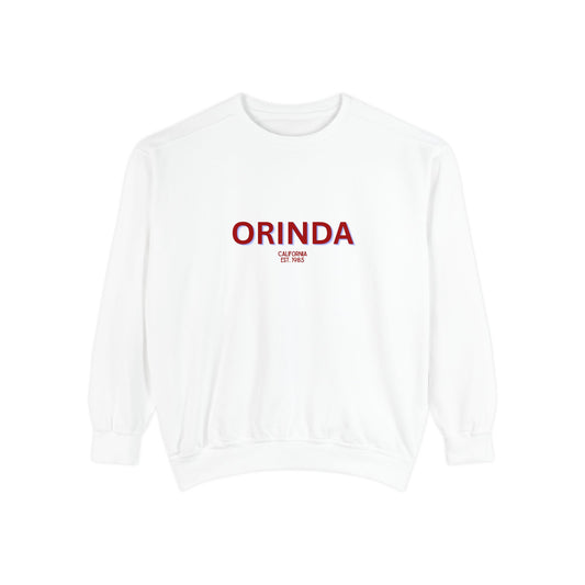 Orinda Unisex Garment-Dyed Sweatshirt | Cozy Fashion, Perfect for Casual Outings, Gifts, Fall & Winter Style, Everyday Comfort