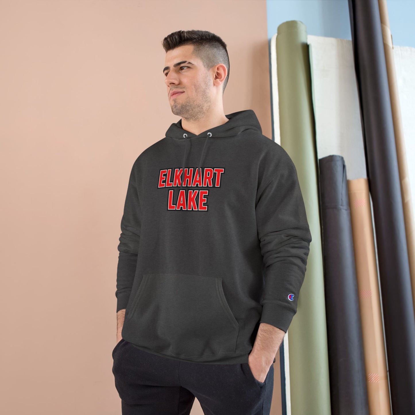 Elkhart Lake Cozy Hoodie, Perfect for Outdoor Adventures, Lake Days, Gifts for Nature Lovers, Comfortable Sweatshirt