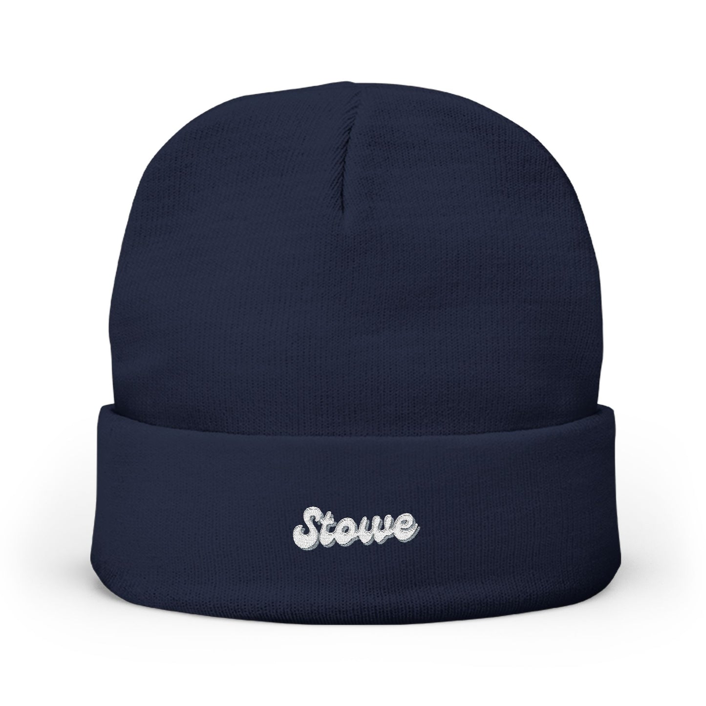 Stowe Cozy Embroidered Knit Beanie | Winter Hat, Casual Fashion Accessory, Gift for Him/Her, Cozy Style, Outdoor Wear