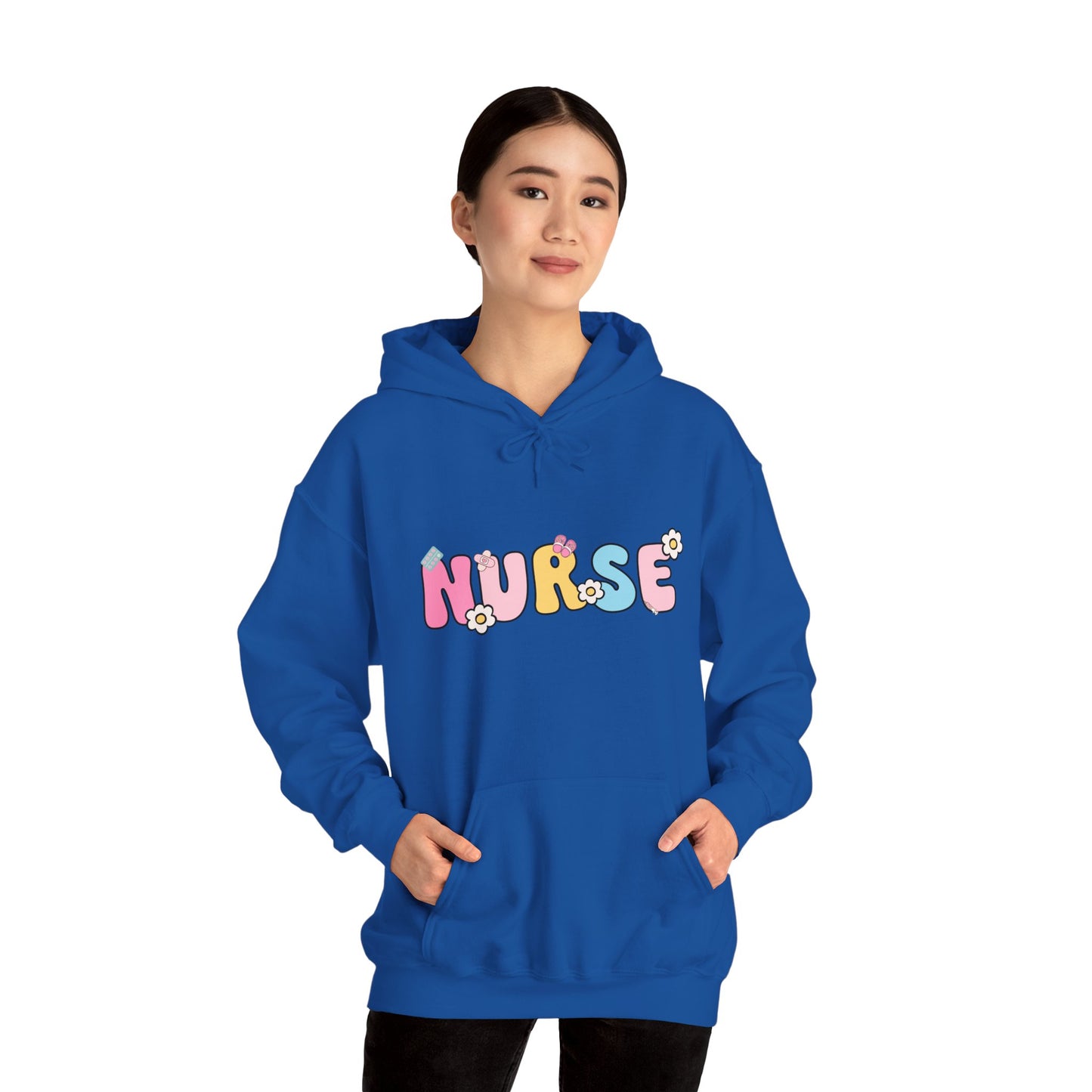 Cute Nurse Hoodie for Healthcare Workers, Cozy Sweatshirt for Nurses, Gift for Nursing Students, Healthcare Appreciation