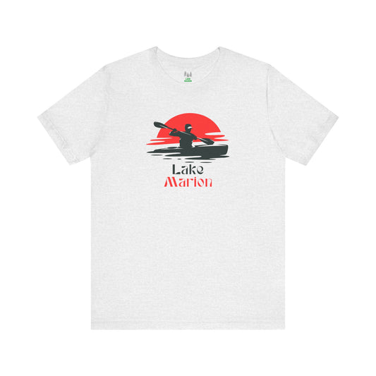 Lake Marion Tee - Kayaking Graphic Unisex Jersey Short Sleeve Shirt, Outdoor Adventure Gift, Summer Vibes, Lake Lover Apparel
