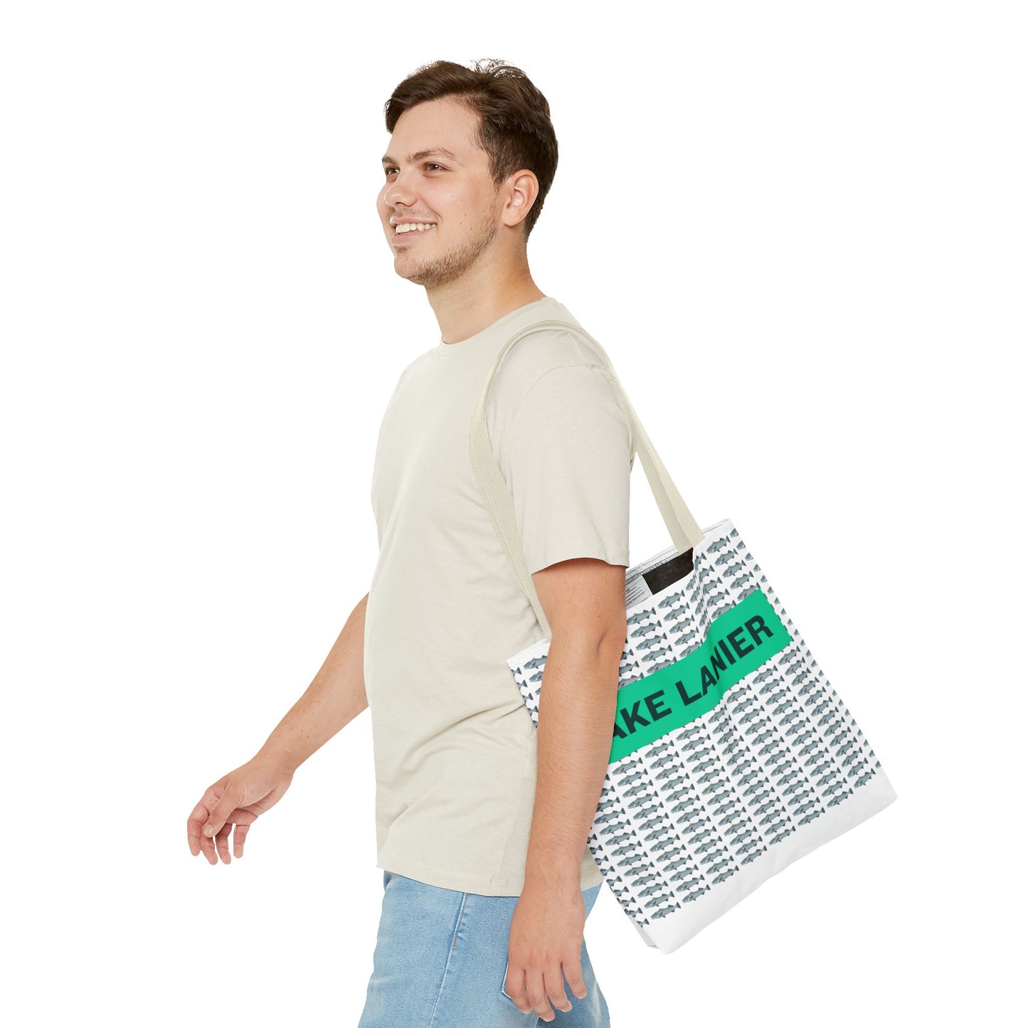 Lake Lanier Tote Bag | Stylish Beach Bag for Summer Outings, Lake Days, Eco-Friendly Shopping, Travel Tote