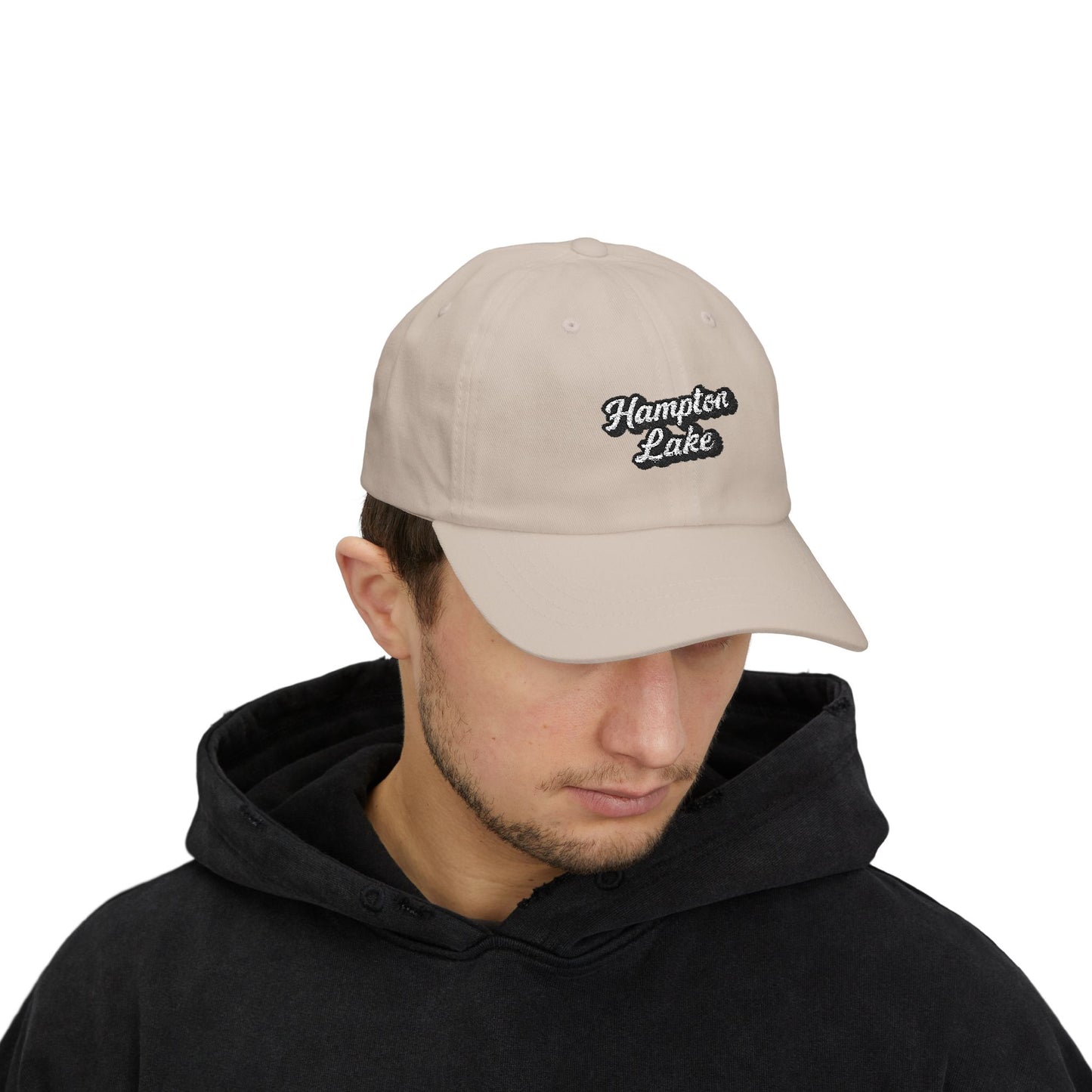 Hampton Lake Stylish Dad Cap, Casual Summer Hat, Outdoor Accessory, Gift for Father's Day, Boating Trip Gear, Everyday Wear
