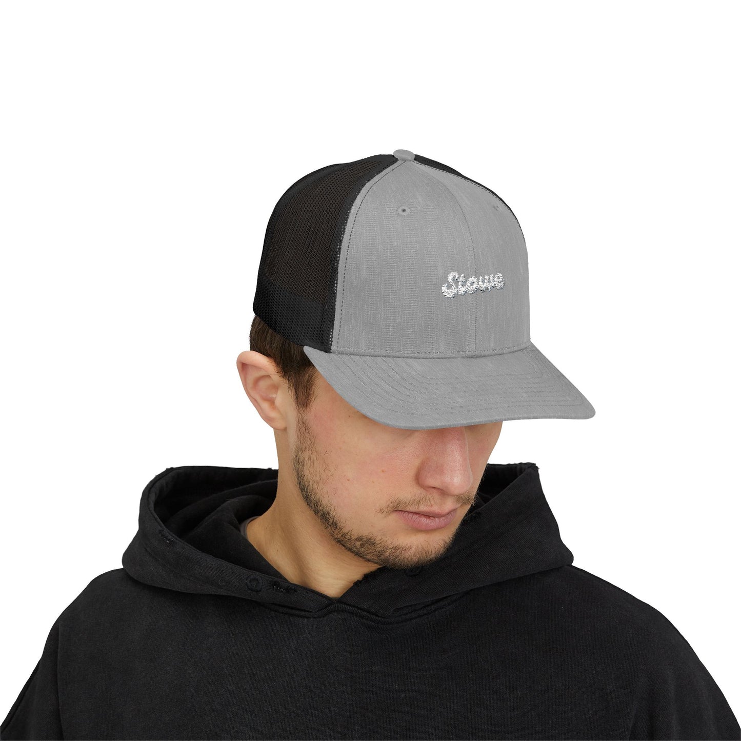 Stowe Sparkly Trucker Cap with Rhinestone 'Ballin' Style' Design | Trendy Snapback Hat for Fashion Lovers, Unisex Gift for Holidays