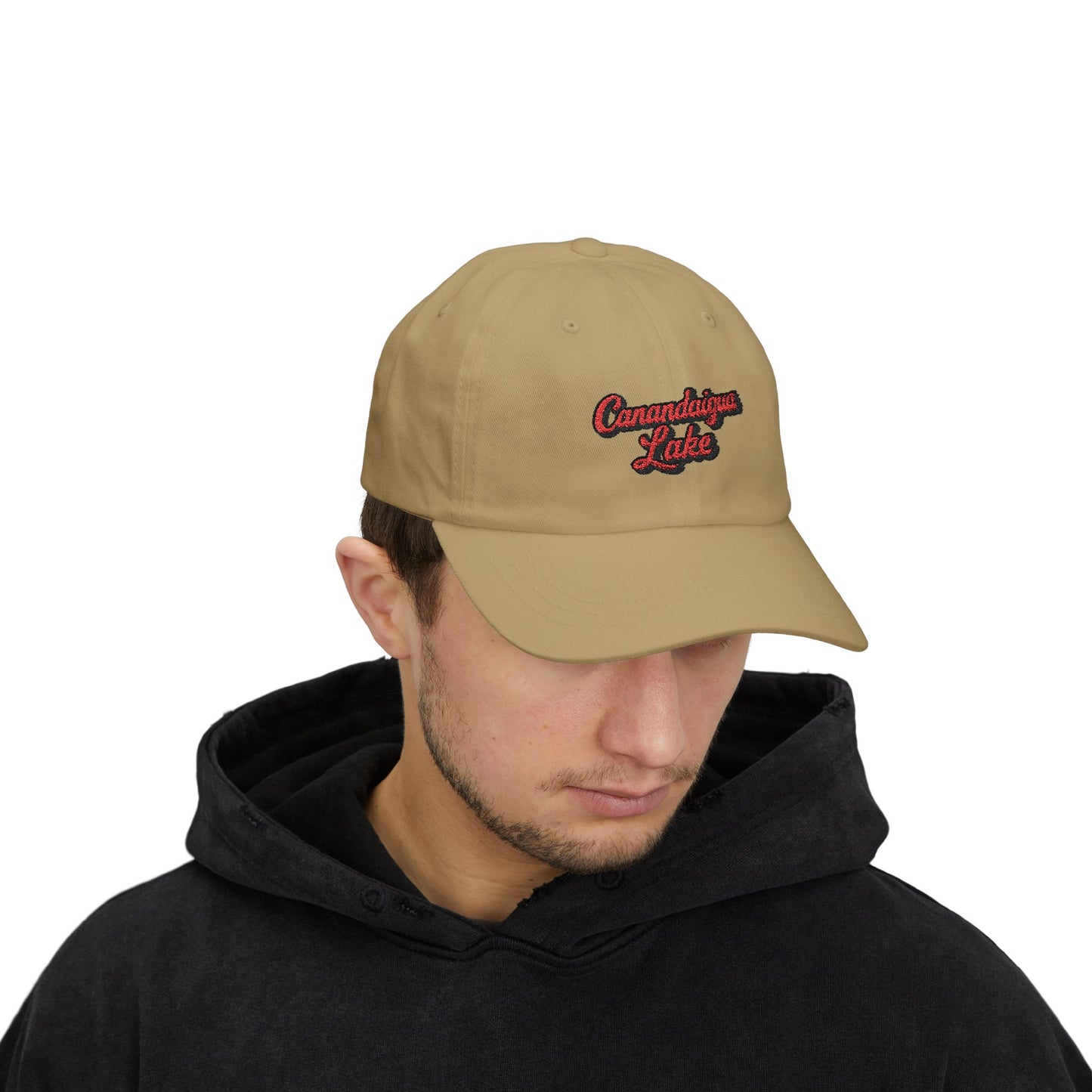 Canandaigua Lake Stylish Dad Cap, Casual Summer Hat, Outdoor Accessory, Gift for Father's Day, Boating Trip Gear, Everyday Wear
