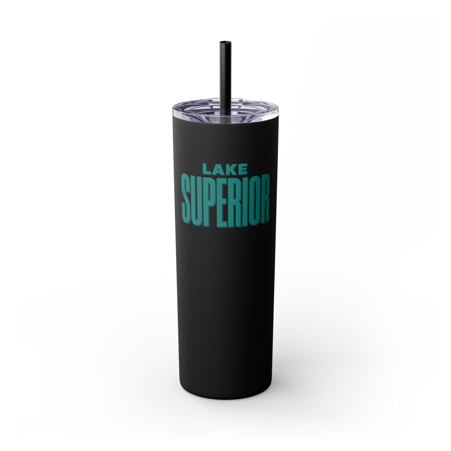 Lake Superior Skinny Tumbler - 20oz Travel Mug, Eco-Friendly Drinkware for Adventurers, Ideal for Camping, Picnics, and Daily Hydration
