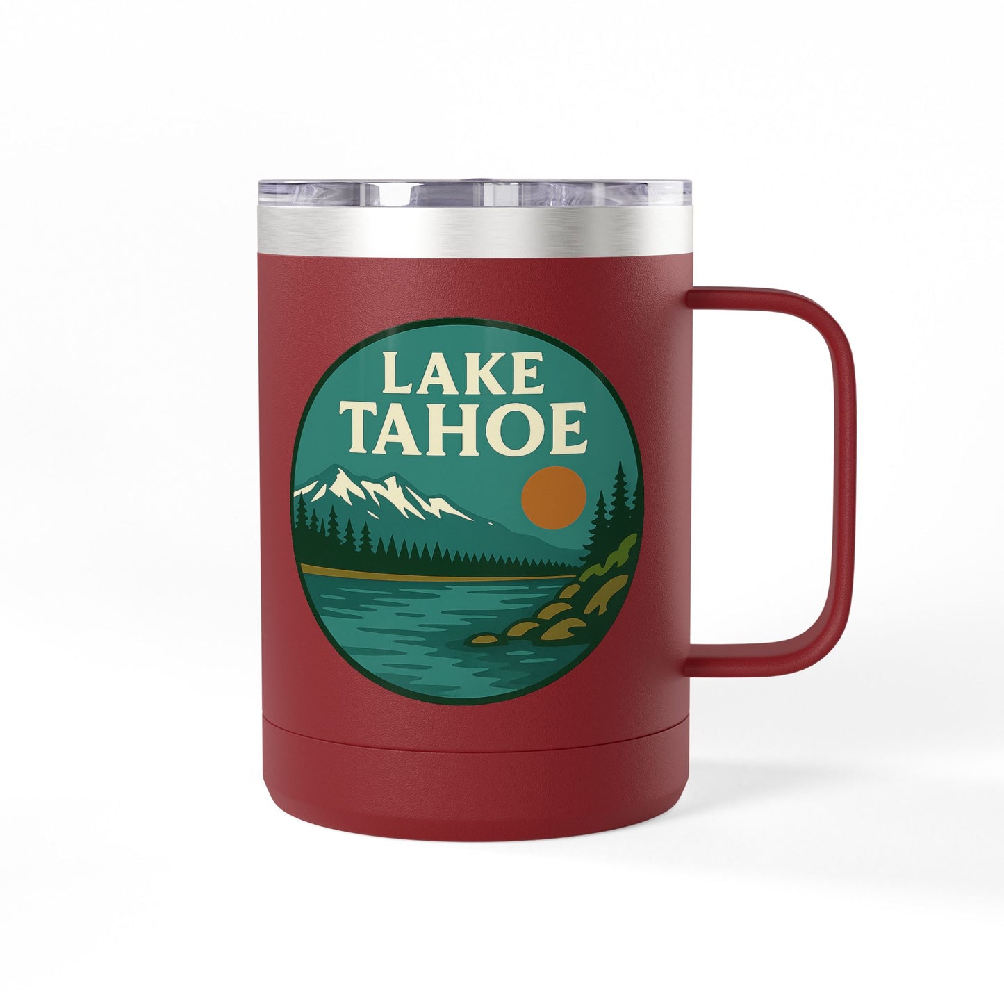 Lake Tahoe Coffee Mug Tumbler, 15oz
