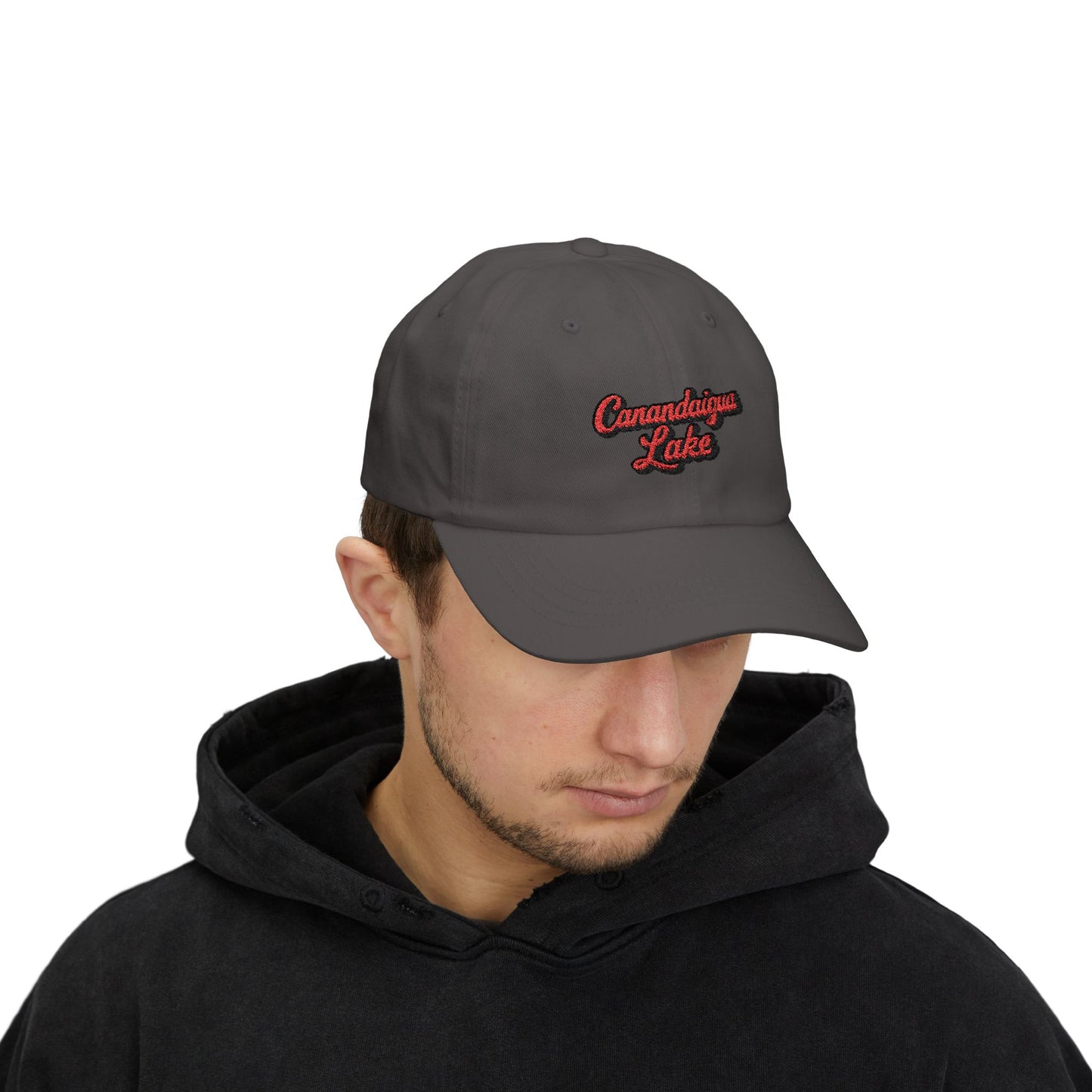 Canandaigua Lake Stylish Dad Cap, Casual Summer Hat, Outdoor Accessory, Gift for Father's Day, Boating Trip Gear, Everyday Wear