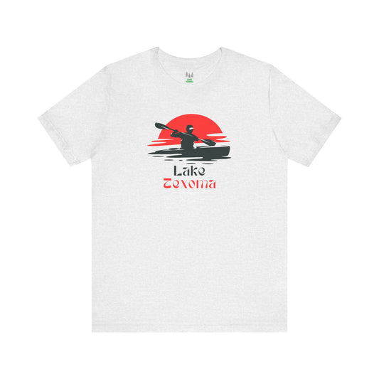 Lake Texoma Tee - Kayaking Graphic Unisex Jersey Short Sleeve Shirt, Outdoor Adventure Gift, Summer Vibes, Lake Lover Apparel